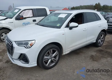 2019 Audi Q3 2.0T S Line Premium z USA, uszkodzony, nr VIN WA1EECF34K1065547